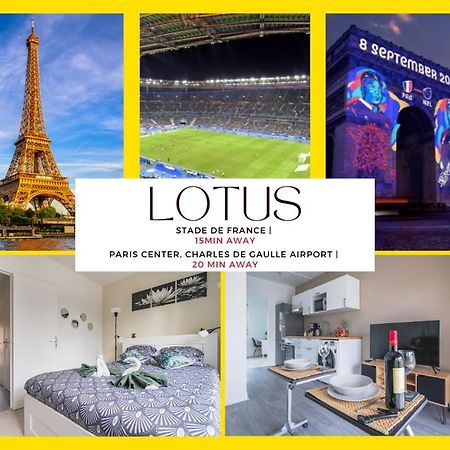Le Lotus - Self Checkin - 20Min From Paris - Free Parking Around Apartment Drancy Exterior photo